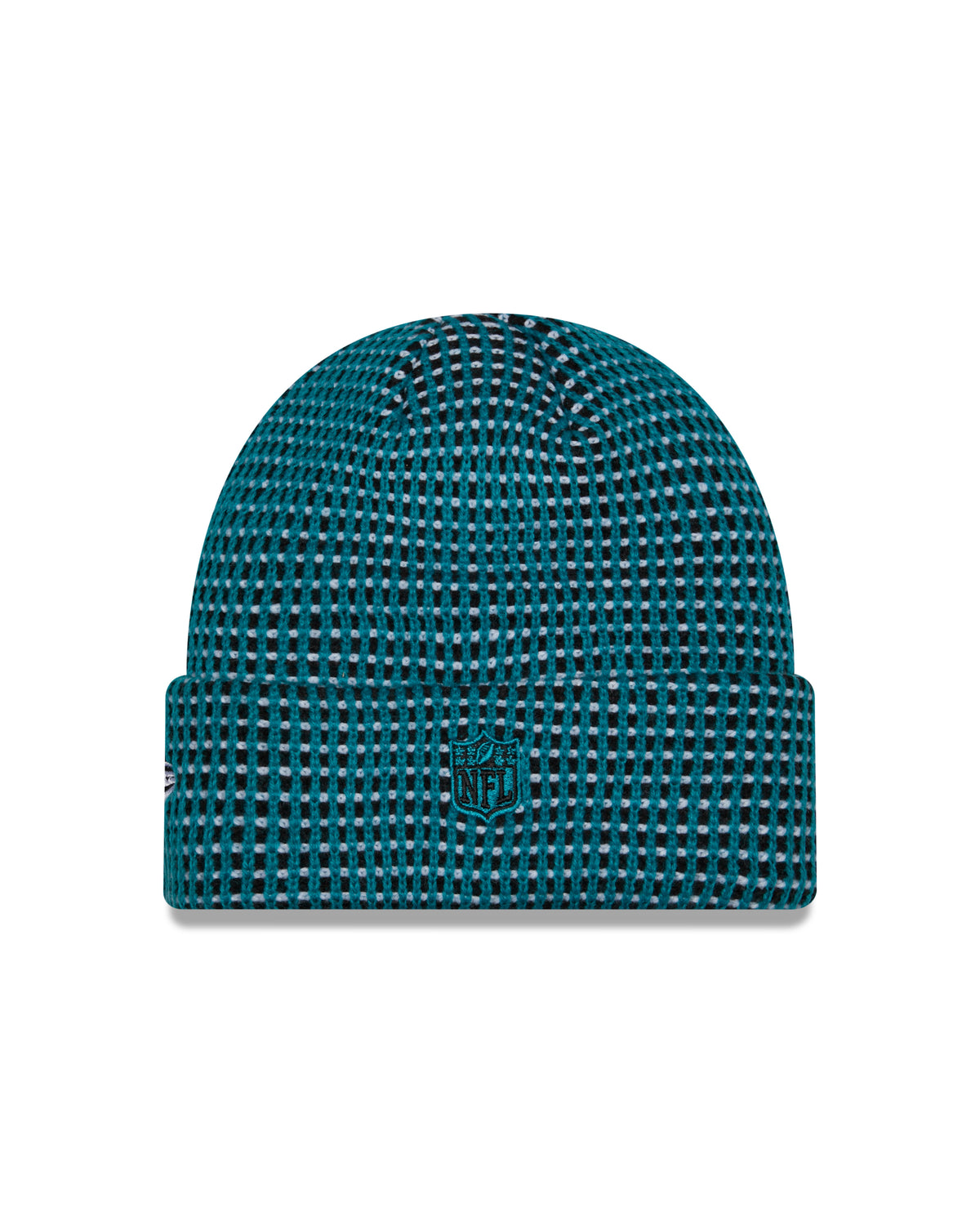 Jacksonville Jaguars 2026 New Era NFL Sideline Cold Weather Cuff Knit Toque - Teal