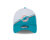 Miami Dolphins New Era 2023 Sideline 39THIRTY Flex Hat - White/Teal - Pro League Sports Collectibles Inc.