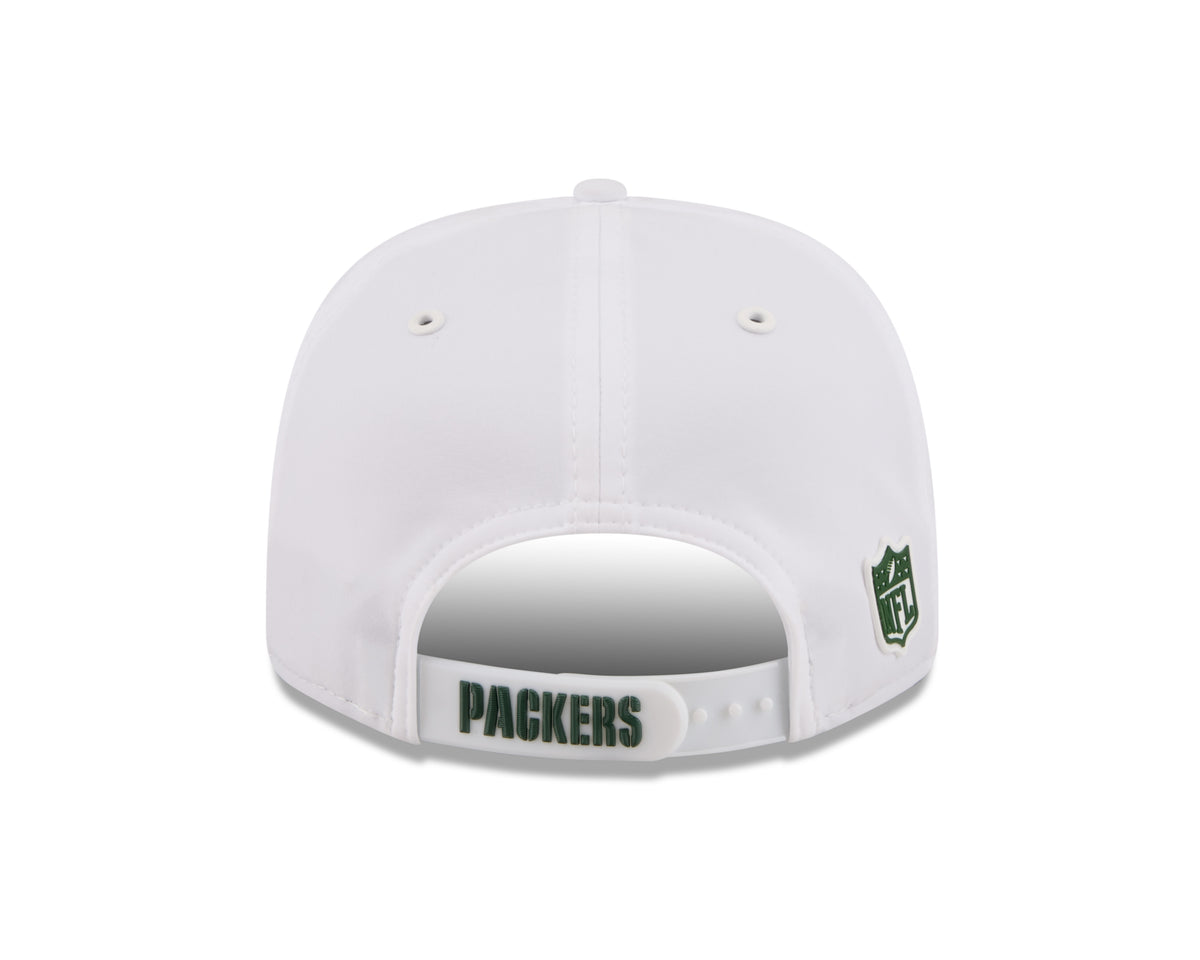 Green Bay Packers New Era 9SEVENTY 2026 Sideline Adjustable Hat - White