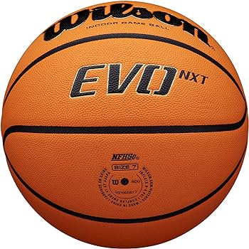 Wilson NCAA Basketball EVO NXT Indoor Official Game Ball - size 7