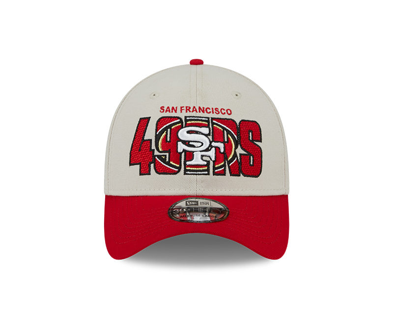 San Francisco 49ers New Era 2023 NFL Draft 39THIRTY Flex Hat - Cream - Pro League Sports Collectibles Inc.