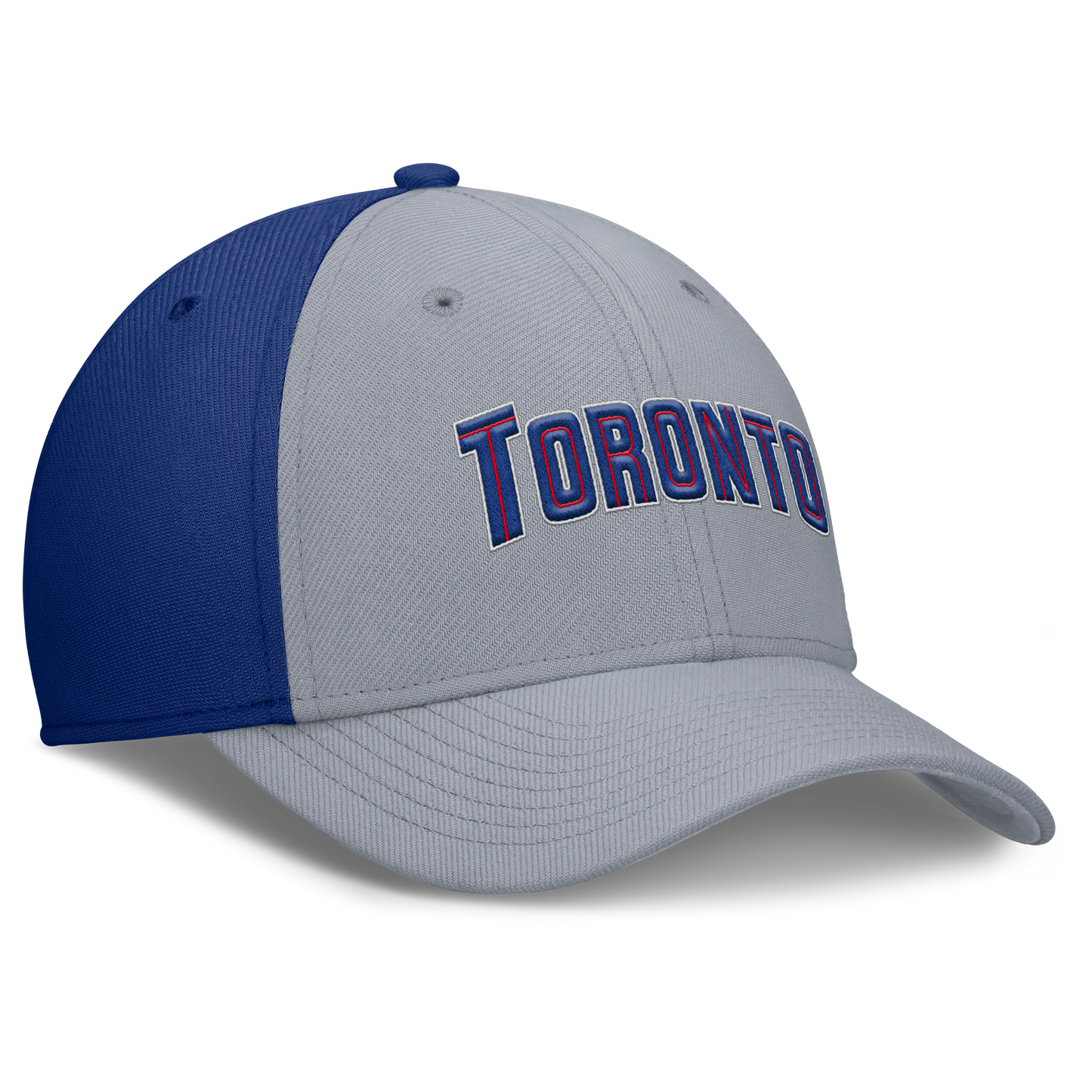 Toronto Blue Jays Nike Gray/Royal Rise Swoosh Performance Flex Hat