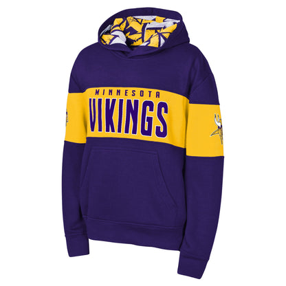 Youth Minnesota Vikings Red Zone Pullover Sweatshirt