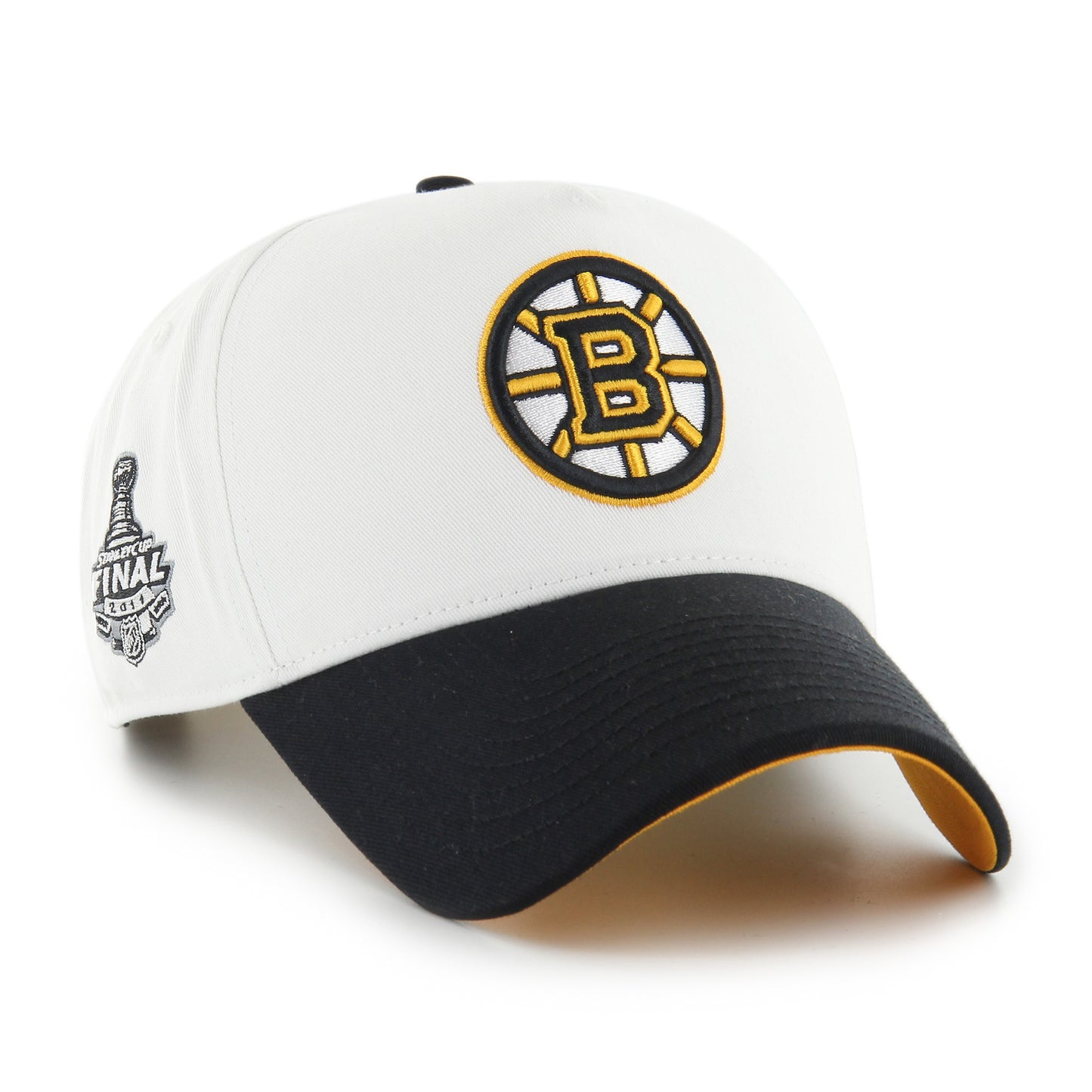 Boston Bruins NHL White Out '47 Brand MVP Adjustable Snapback Hat