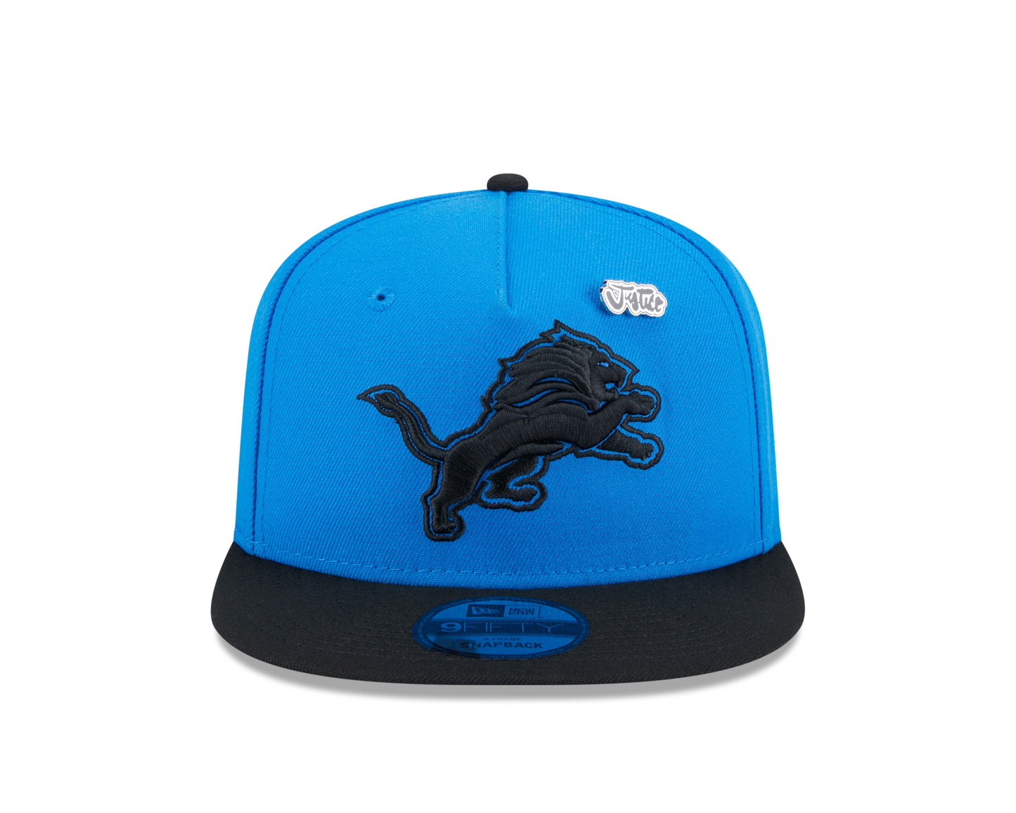 Detroit Lions New Era Blue/Black 2024 Inspire Change A-Frame 9FIFTY Snapback Hat