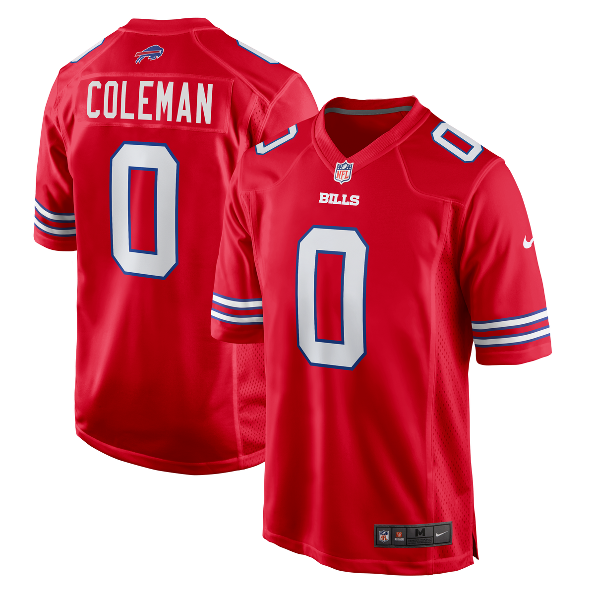 Keon Coleman #0 Buffalo Bills Alternate Nike Game Player Jersey - Red