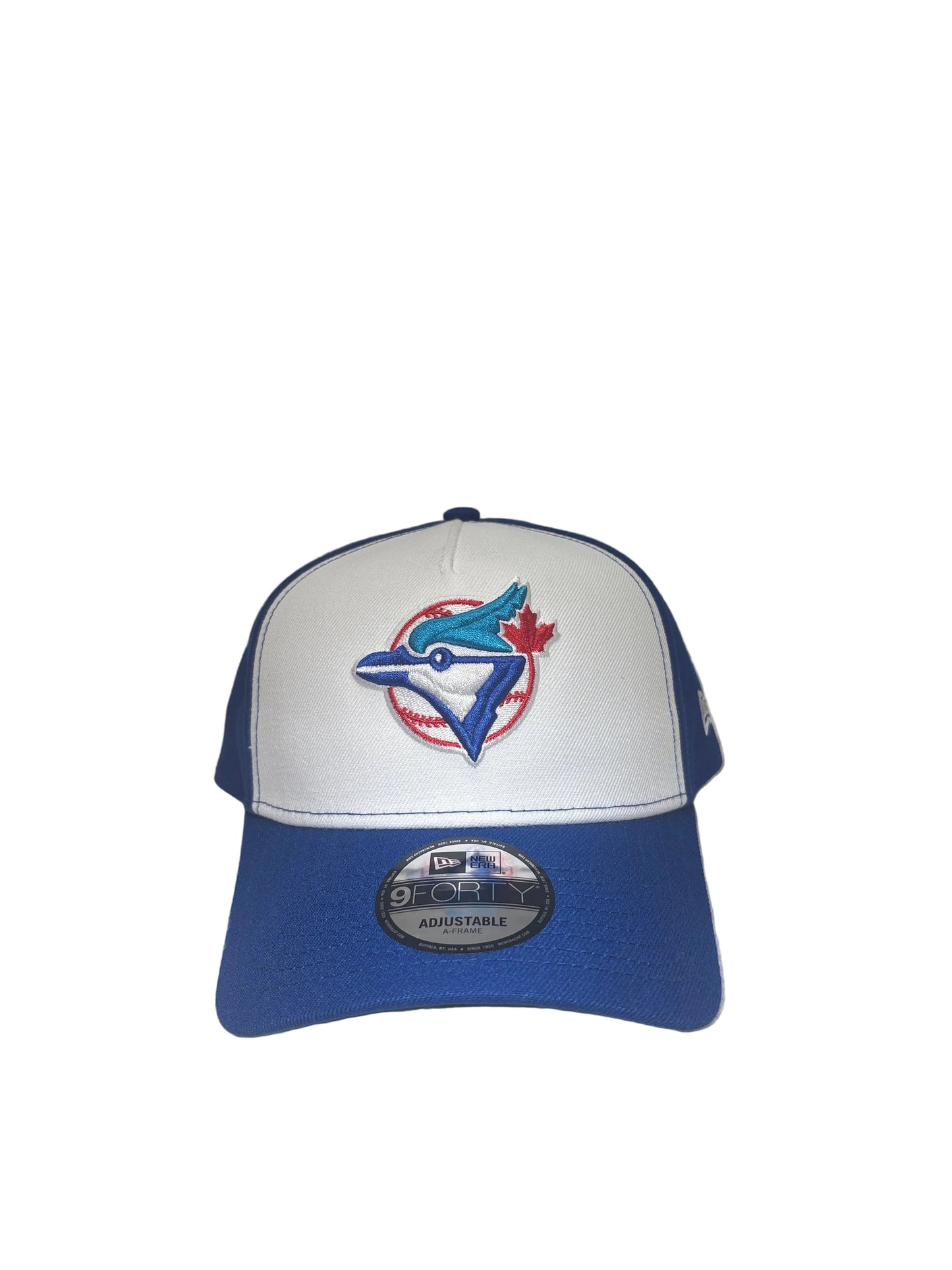 Toronto Blue Jays New Era Cooperstown Collection On-Field 9FORTY Rush Blue A-Frame SnapBack Hat