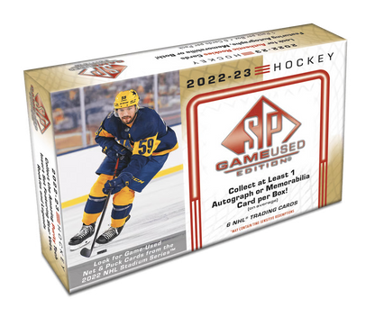 2022-23 Upper Deck SP Game Used Hockey Cards Hobby Box