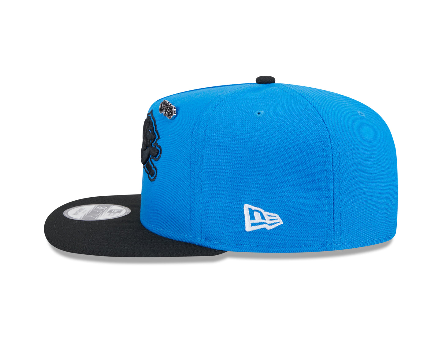 Detroit Lions New Era Blue/Black 2024 Inspire Change A-Frame 9FIFTY Snapback Hat