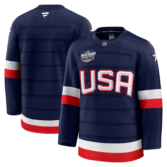 Team U.S.A 4 Nations Face-Off 2025 Fanatics Premium Jersey