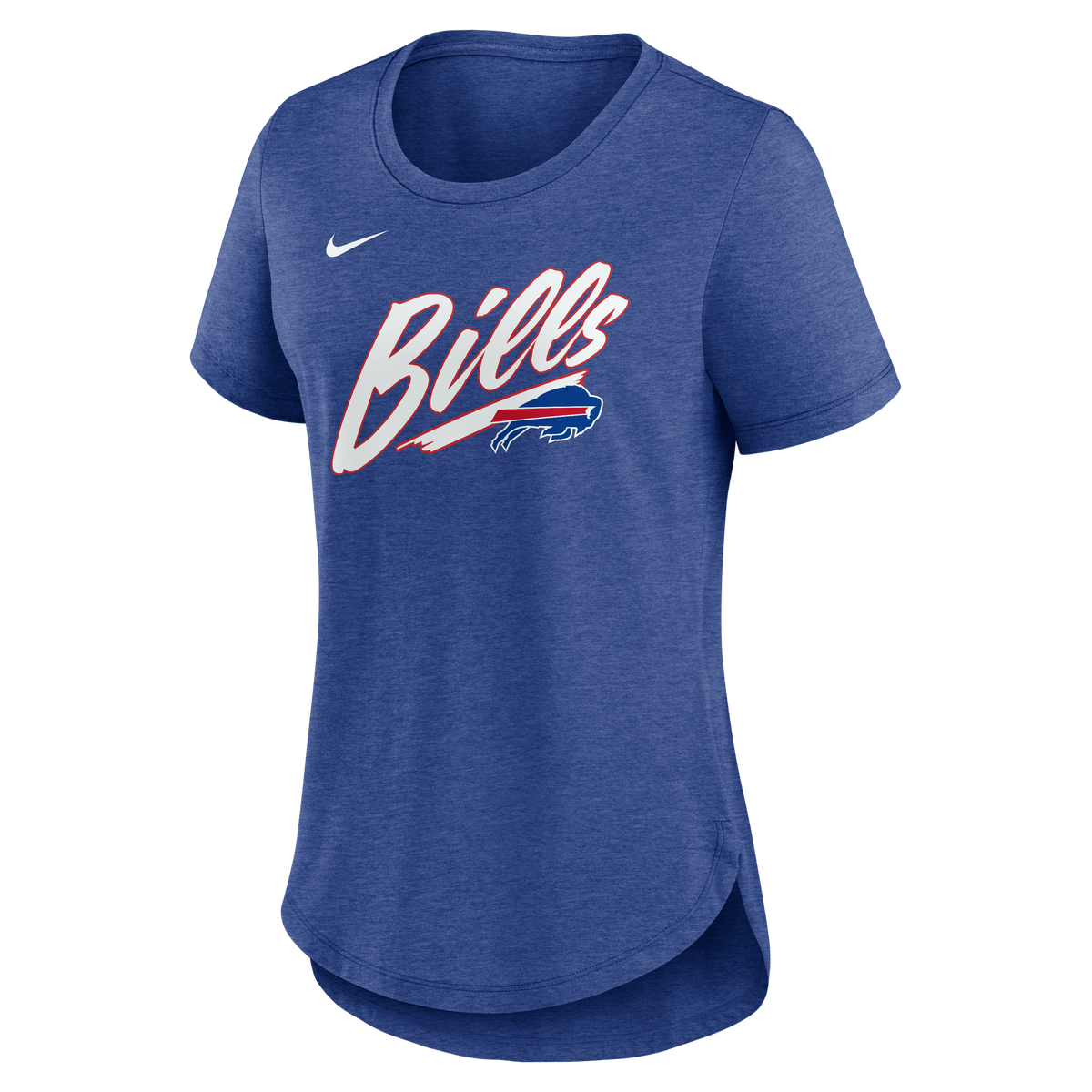 Women's Buffalo Bills Nike Referee Lockup Tri-Blend T-Shirt - Heather Royal