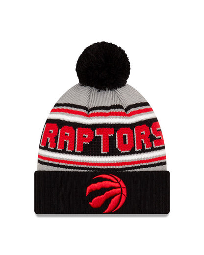 Toronto Raptors New Era Cheer Cuff Knit Pom Toque