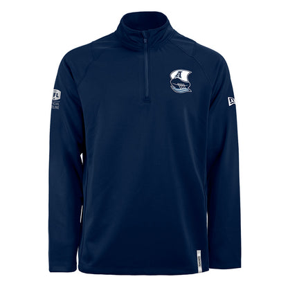 Toronto Argonauts CFL New Era Sideline Avid 1/4 Zip Long Sleeve Shirt - Pro League Sports Collectibles Inc.