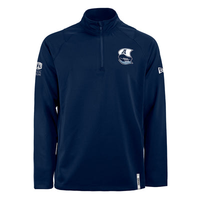Toronto Argonauts CFL New Era Sideline Avid 1/4 Zip Long Sleeve Shirt - Pro League Sports Collectibles Inc.