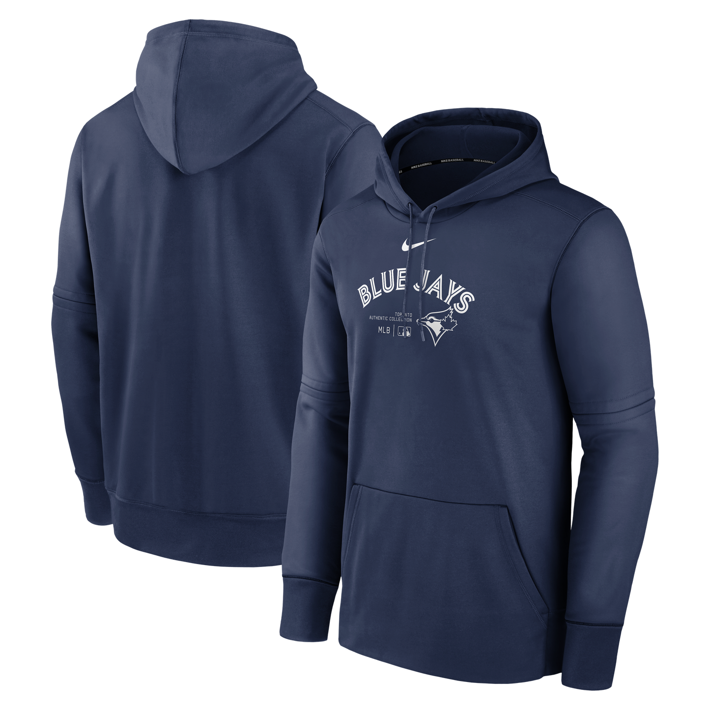 Toronto Blue Jays Nike Authentic Practice Performance Pullover Hoodie - Navy Blue