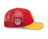 Kansas City Chiefs New Era 2023 Sideline Low Profile 9FIFTY Snapback Hat - Red/Gold