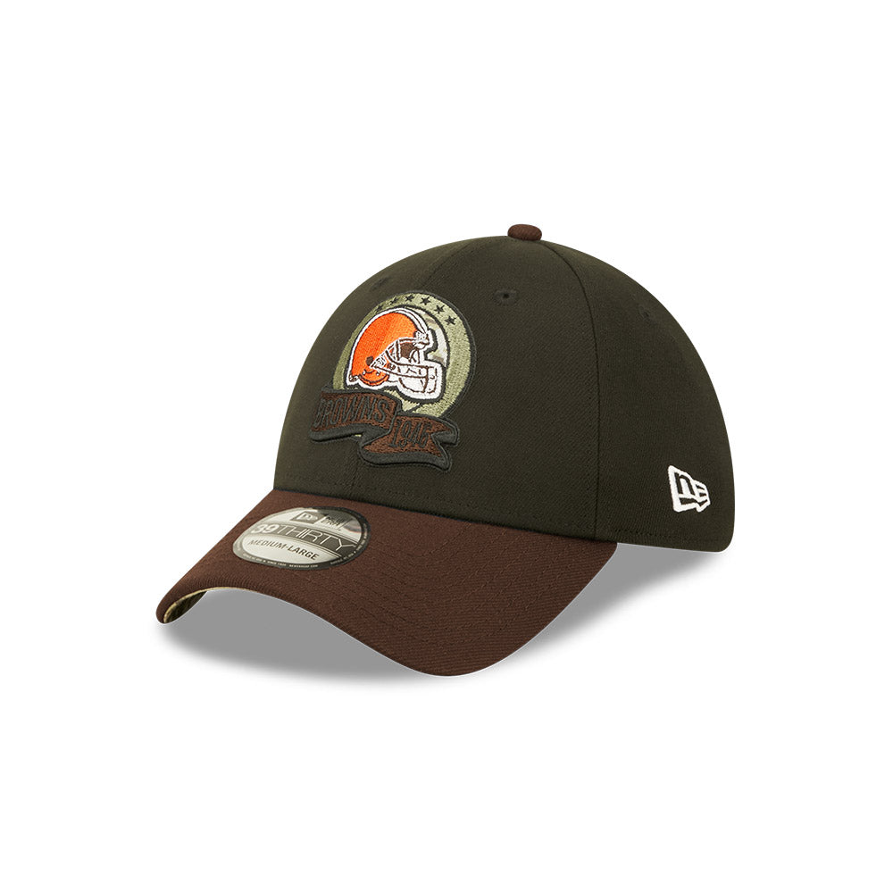 Cleveland Browns New Era 2022 Salute To Service - 39THIRTY Flex Hat