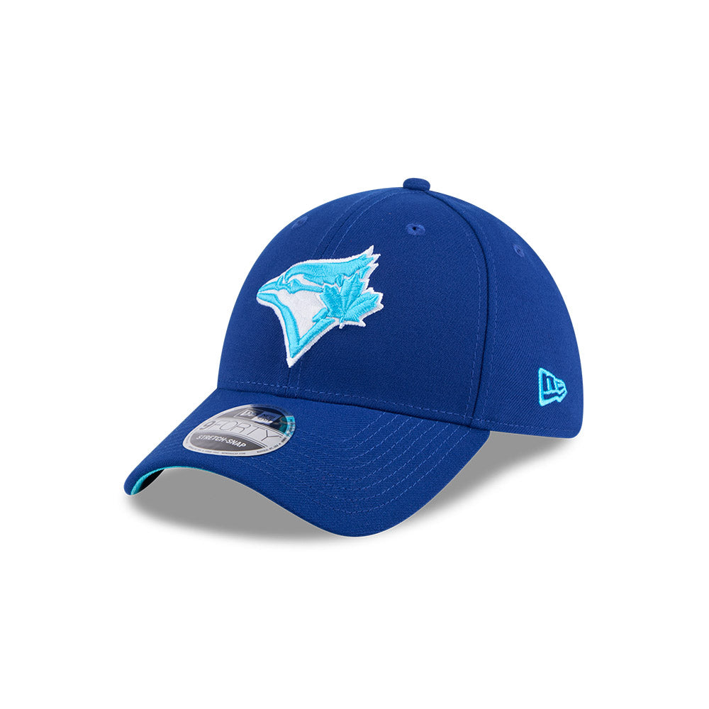 Toronto Blue Jays Father's Day 2024 Blue/ Light Blue 940 Snapback Stretch New Era Hat - Pro League Sports Collectibles Inc.