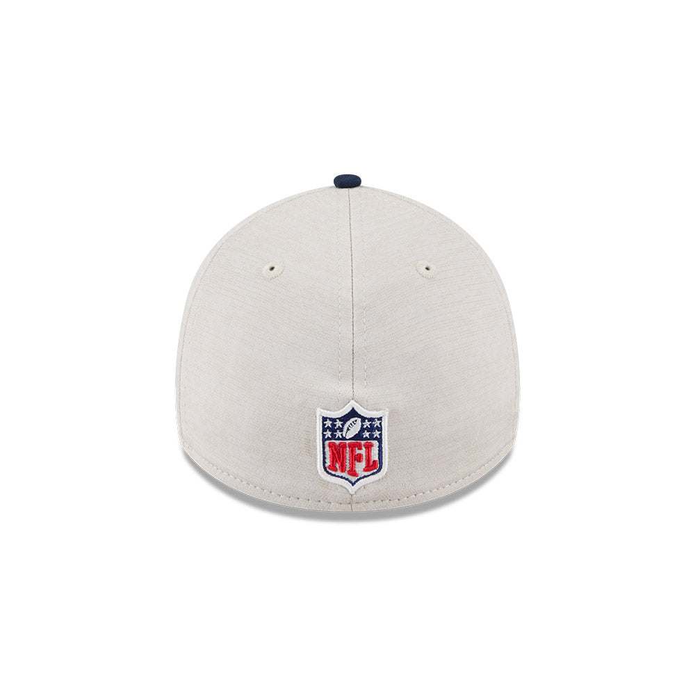 Dallas Cowboys New Era 2024 Sideline Historic 39THIRTY Flex Hat - Stone/ Navy