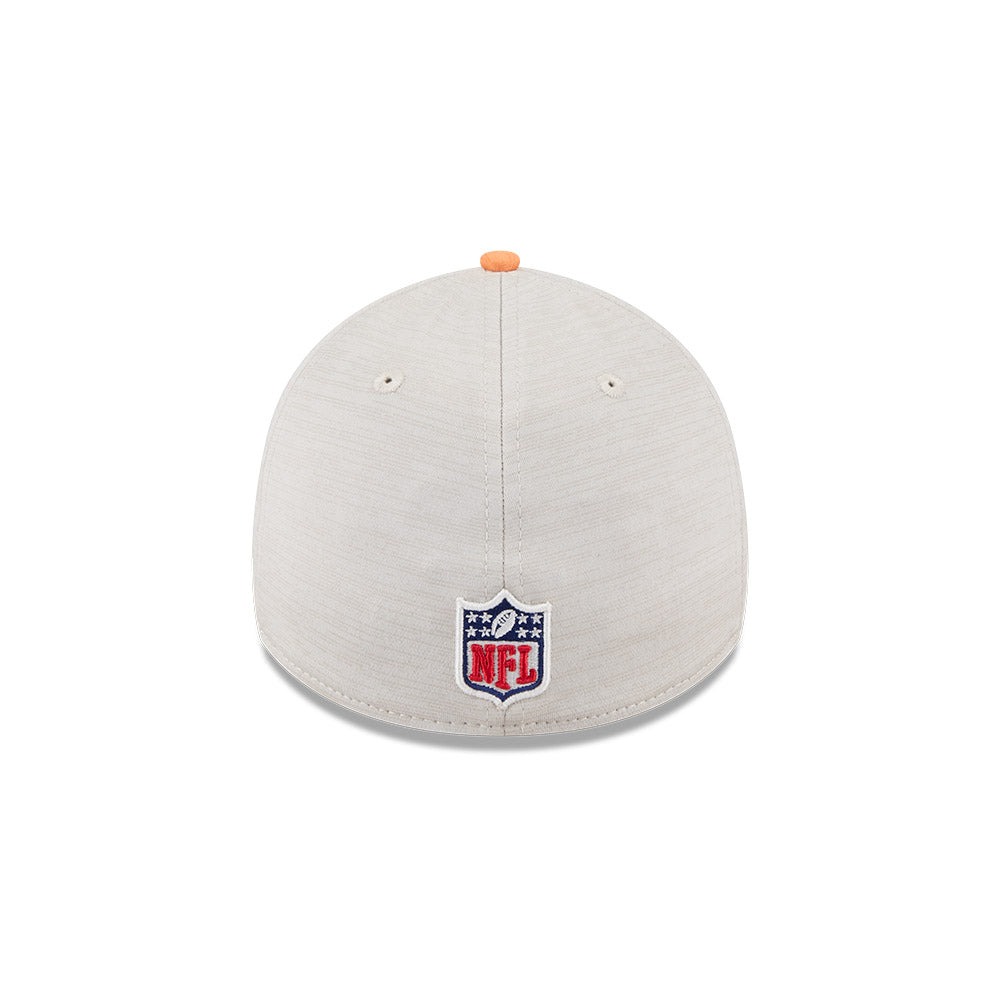 Tampa Bay Buccaneers New Era 2024 Sideline Historic 39THIRTY Flex Hat - Stone/ Orange - Pro League Sports Collectibles Inc.