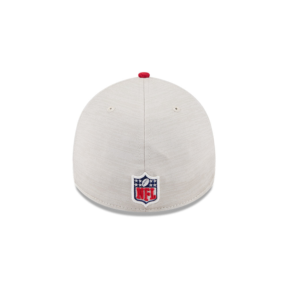 San Francisco 49ers New Era 2024 Sideline Historic 39THIRTY Flex Hat - Stone / Red