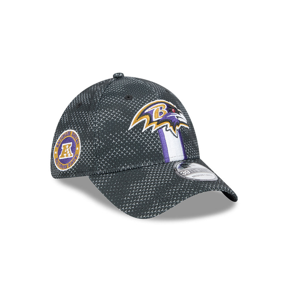 Baltimore Ravens NFL 2024 Sideline New Era 39 Thirty Flex Hat - Black - Pro League Sports Collectibles Inc.