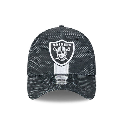 Las Vegas Raiders NFL 2024 Sideline New Era 39 Thirty Flex Hat - Black / Grey