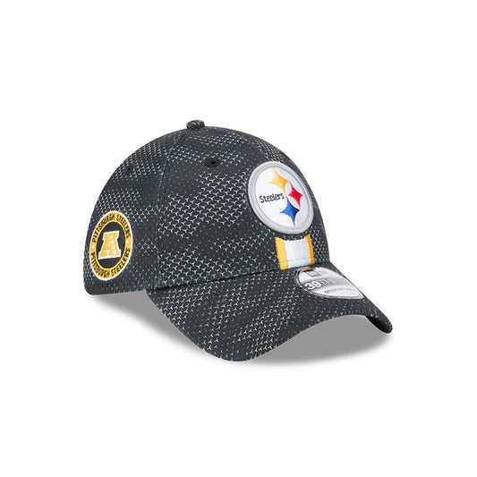 Pittsburgh Steelers NFL 2024 Sideline New Era 39 Thirty Flex Hat - Black