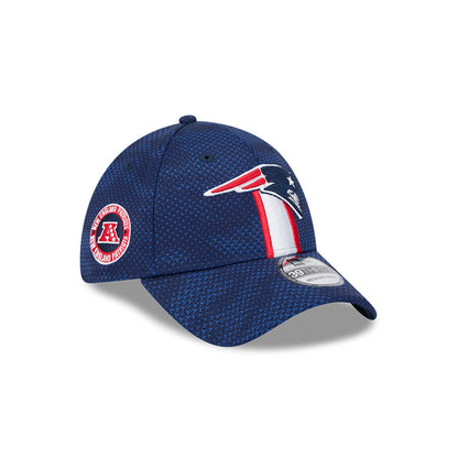 New England Patriots NFL 2024 Sideline New Era 39 Thirty Flex Hat - Navy - Pro League Sports Collectibles Inc.