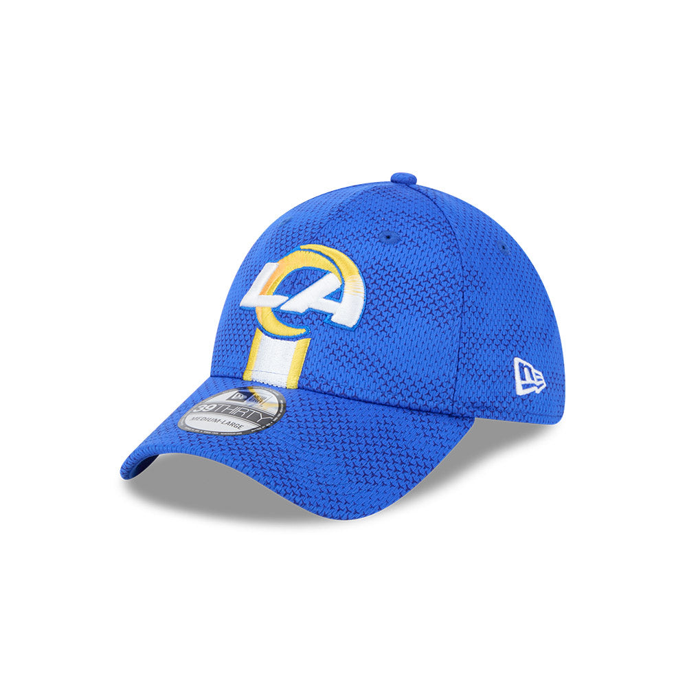 Los Angeles Rams NFL 2024 Sideline New Era 39 Thirty Flex Hat - Royal Blue - Pro League Sports Collectibles Inc.