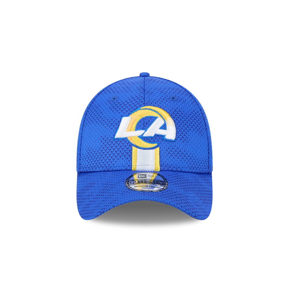 Los Angeles Rams NFL 2024 Sideline New Era 39 Thirty Flex Hat - Royal Blue - Pro League Sports Collectibles Inc.