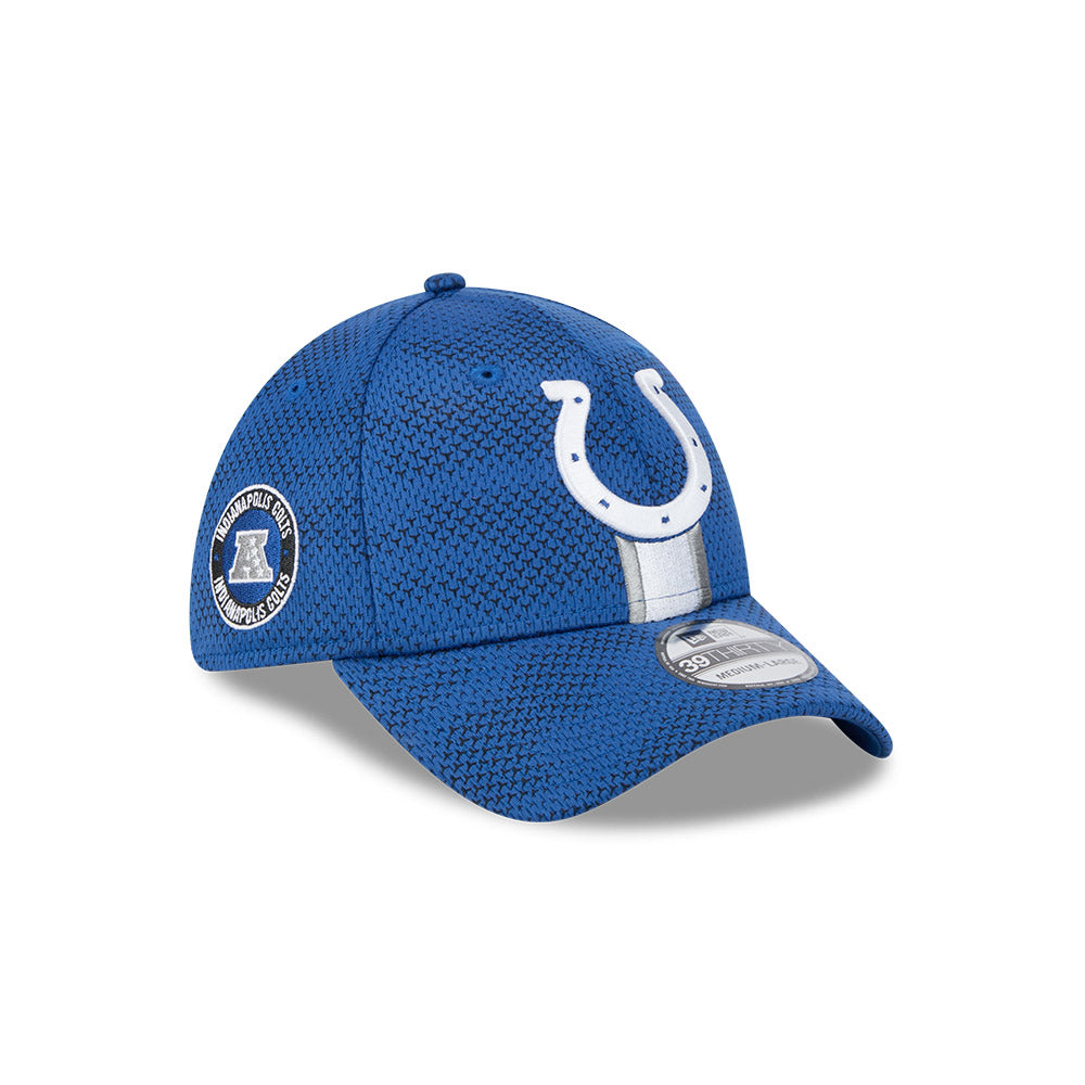 Indianapolis Colts NFL 2024 Sideline New Era 39 Thirty Flex Hat - Royal Blue