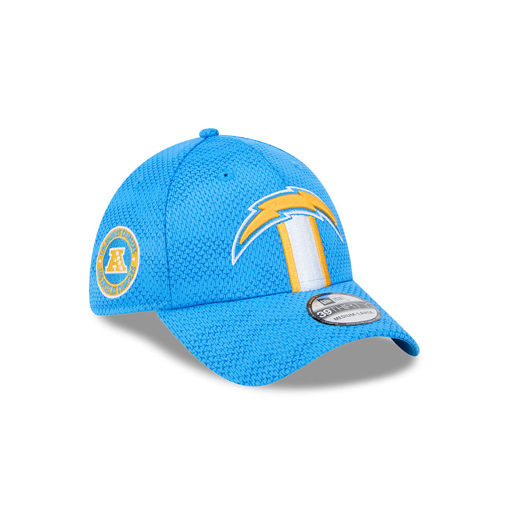 Los Angeles Chargers NFL 2024 Sideline New Era 39 Thirty Flex Hat - Light Blue