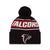 Atlanta Falcons New Era 2024 Sideline Sport Cuffed Knit Hat with Toque