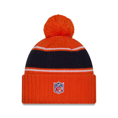 Denver Broncos New Era 2024 Sideline Sport Cuffed Knit Hat with Toque