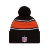 Cincinnati Bengals New Era 2024 Sideline Sport Cuffed Knit Hat with Toque