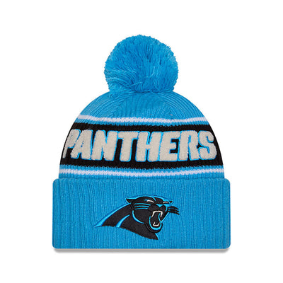 Carolina Panthers New Era 2024 Sideline Sport Cuffed Knit Hat with Toque