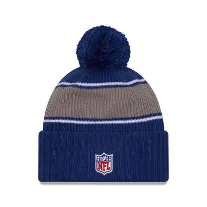 Indianapolis Colts New Era 2024 Sideline Sport Cuffed Knit Hat with Toque