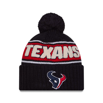 Houston Texans New Era 2024 Sideline Sport Cuffed Knit Hat with Toque