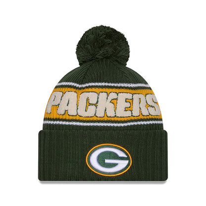 Green Bay Packers New Era 2024 Sideline Sport Cuffed Knit Hat with Toque