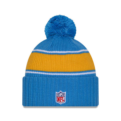 Los Angeles Chargers New Era 2024 Sideline Sport Cuffed Knit Hat with Toque