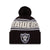 Las Vegas Raiders New Era 2024 Sideline Sport Cuffed Knit Hat with Toque