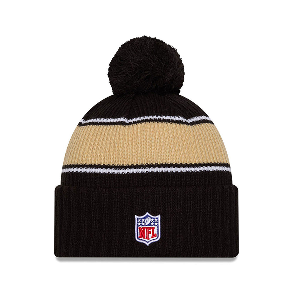 New Orleans Saints New Era 2024 Sideline Sport Cuffed Knit Hat with Toque