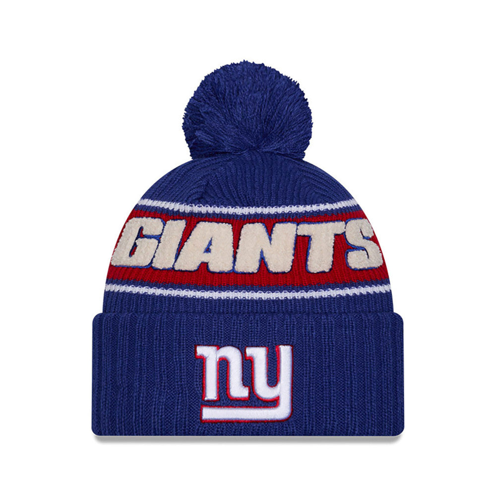 New Era Men s NFL New York Giants Sideline 24 Sport Pom Knit Toque