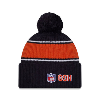 Chicago Bears New Era 2024 Sideline Sport Cuffed Knit Hat with Toque