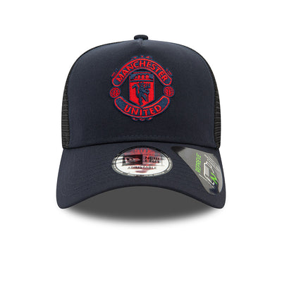 Manchester United Football Club Navy / Red  Trucker New Era Adjustable Hat