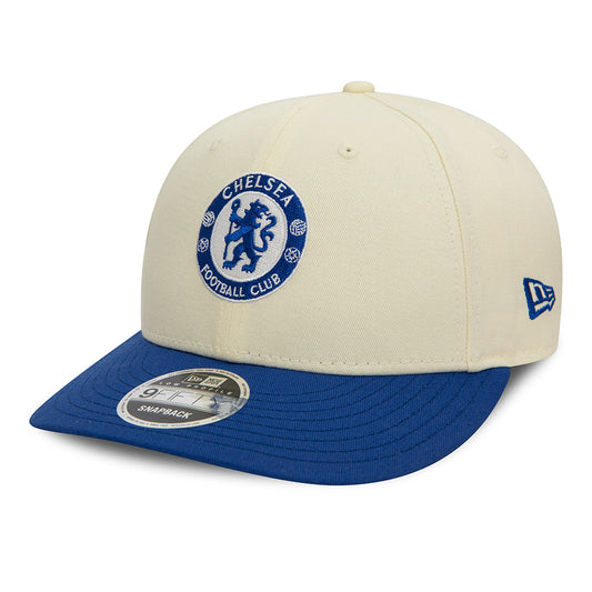 Chelsea FC Lion Crest SW6 White Low Profile 9FIFTY Snapback Hat