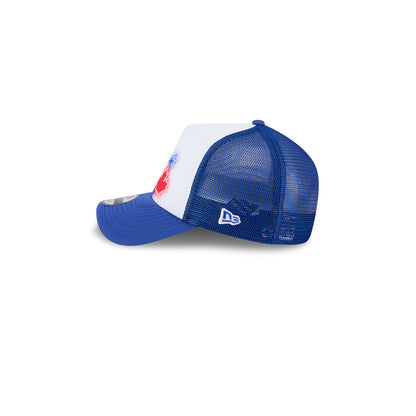 Youth Toronto Blue Jays New Era Painted A-Frame 9FORTY Trucker Adjustable Hat