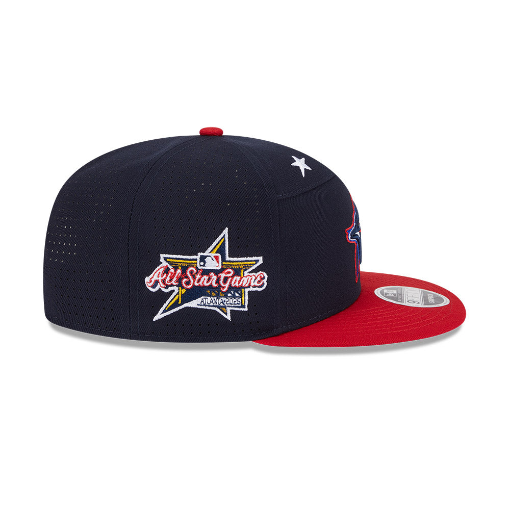 Toronto Blue Jays 2025 All-Star Games 9FIFTY 2-Tone Split Panel New Era Snapback Hat - Black/Red