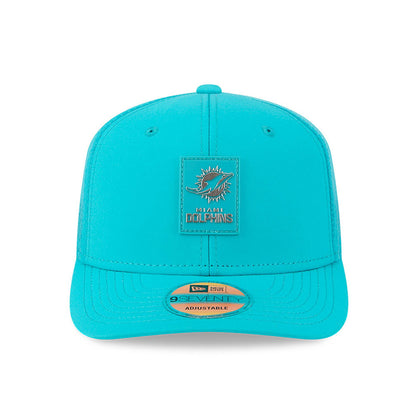 Miami Dolphins New Era 9Seventy 2025 NFL Sideline Performance Collection Snapback Adjustable Hat